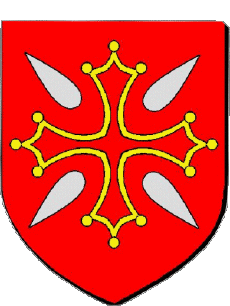 Blasón-Banderas Francia Departamentos - Ciudades 31 Haute Garonne 