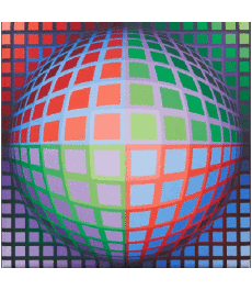 Humor - Fun Pintor de artistas Victor Vasarely 