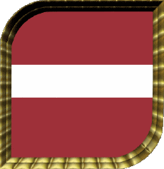 Bandiere Europa Lettonia Quadrato 