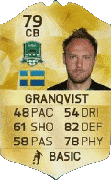 Multi Média Jeux Vidéo F I F A - Joueurs Cartes Suède Andreas Granqvist 