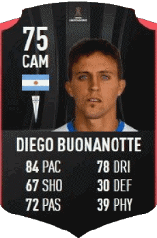 Multimedia Vídeo Juegos F I F A - Jugadores  cartas Argentina Diego Buonanotte 