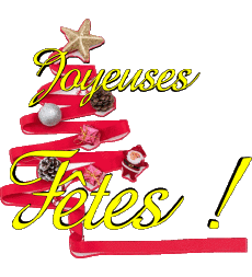 Mensajes Francés Joyeuses Fêtes (Noël) Serie 01 
