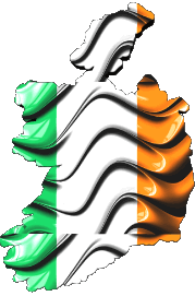 Flags Europe Ireland Map 