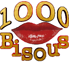 Mensajes Francés Besos 1000 