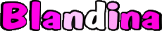 Prénoms FEMININ - Allemagne B Blandina 