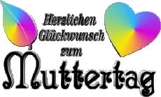 Messages German Herzlichen Glückwunsch zum Muttertag 03 