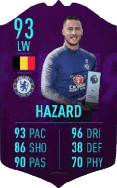 Multimedia Videogiochi F I F A - Giocatori carte Belgio Eden Hazard 