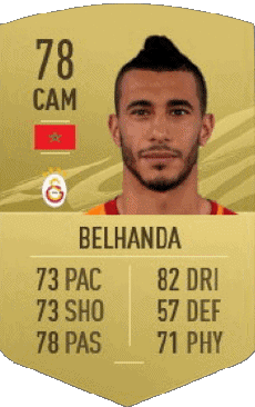 Multimedia Vídeo Juegos F I F A - Jugadores  cartas Marruecos Younès Belhanda 