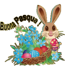 Mensajes - Smiley Italiano Buona Pasqua 03 