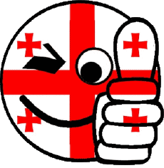 Bandiere Asia Georgia Faccina - OK 