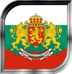 Drapeaux Europe Bulgarie Carré 