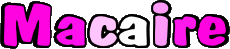 Nombre MASCULINO - Francia M Macaire 