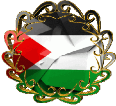 Bandiere Asia Giordania Forma 01 