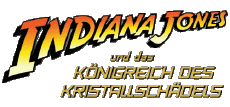 Multimedia Film Internazionale Indiana Jones E il Regno del Tescho di Cristallo Logo Tedesco 