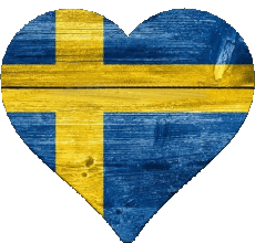 Banderas Europa Gamuza Corazón 