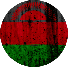Fahnen Afrika Malawi Runde 