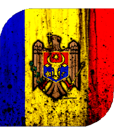 Bandiere Europa Moldova Quadrato 