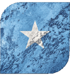 Bandiere Africa Somalia Quadrato 