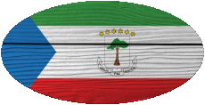 Flags Africa Equatorial Guinea Oval 01 