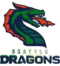 Deportes Fútbol Americano U.S.A - X F L Seattle Dragons 