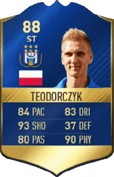 Multi Média Jeux Vidéo F I F A - Joueurs Cartes Pologne Lukasz Teodorczyk 