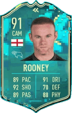 Multimedia Videospiele F I F A - Karten Spieler England Wayne Rooney 