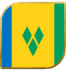 Banderas América San Vicente y las Granadinas Plaza 