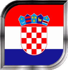 Drapeaux Europe Croatie Carré 