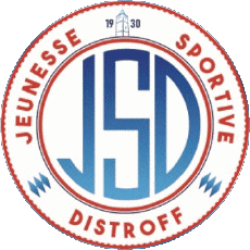 Sports FootBall Club France Logo Grand Est 57 - Moselle JS Distroff 