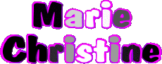 First Names FEMININE - France M Composed Marie Christine 