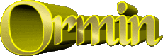 First Names MASCULINE -  UK - USA - IRL - AUS - NZ O Ormin 