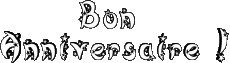 Messagi Francese Bon Anniversaire Texte 003 