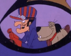 Multi Média Dessins Animés TV Cinéma Les Fous du volant Motors Race Video GIF - 06 