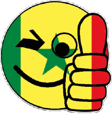 Bandiere Africa Senegal Faccina - OK 