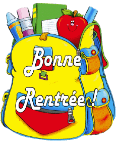 Messages French Bonne Rentrée Transparent Background 015 