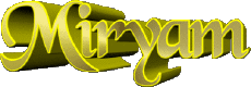 Nome FEMMINILE - Maghreb Musulmano M Miryam 