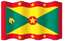 Flags America Grenada islands Waving 