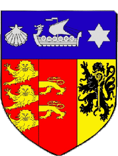 Blason-Drapeaux France Départements - Villes 14 OUISTREHAM Blason