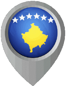 Bandiere Europa Kosovo Perno di posizione 