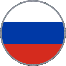 Drapeaux Europe Russie Rond 