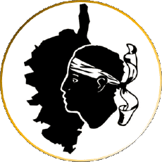 Drapeaux France Régions Corse Rond 