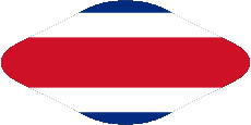 Banderas América Costa Rica Oval 02 