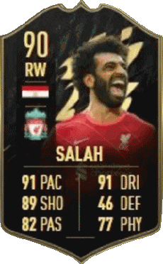 Multimedia Vídeo Juegos F I F A - Jugadores  cartas Egipto Mohamed Salah 