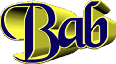 Nome FEMMINILE  - UK - USA - IRL - AUS - NZ B Bab 