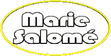 Nombre FEMENINO - Francia M Compuesto Marie Salomé 