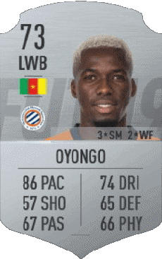 Multimedia Videospiele F I F A - Karten Spieler Kamerun Ambroise Oyongo 