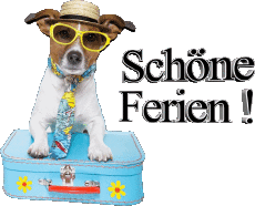 Messages Allemand Schöne Ferien Fond Transparent 29 