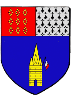 Blasone-Bandiere Francia Dipartimenti - Città 56 LARMOR PLAGE 