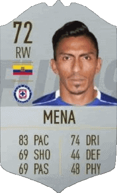 Multimedia Videospiele F I F A - Karten Spieler Ecuador Angel Mena 