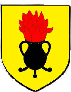 Flags France Departments - Cities 42 FEURS 